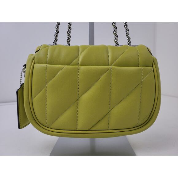 Coach Pillow Madison Shoulder Bag 18 w Quilting 7 3/4" x 5 1/4" - Picture 8 of 14